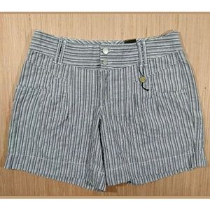 Nine West Womens Striped Shorts Size 14 average